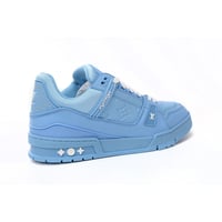 Image 3 of Louis Vuitton Trainer All Blue Embossing
