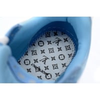 Image 7 of Louis Vuitton Trainer All Blue Embossing