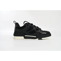 Image 6 of Louis Vuitton Leather lace up Fashionable Board Shoes Black