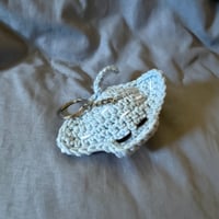 Image 1 of Mini Crochet Stingray Keychain