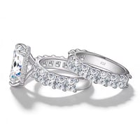 Image 3 of Shantelle Radiant Moissanite Ring