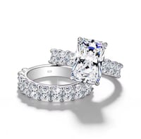 Image 1 of Shantelle Radiant Moissanite Ring
