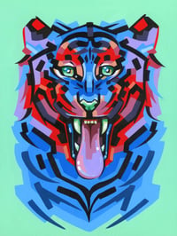 Image 2 of Electric Tiger - Original Painting