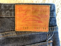 Image 6 of Burgus Plus lot 740 slim fit denim jeans, size 32