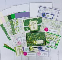 Image 1 of Religious Card Making Kit for Adults to DIY 6 Handmade Faith-Based Christian Greeting Cards
