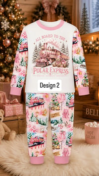 Image 4 of Christmas Polar express baby rompers 