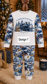 Image 9 of Christmas Polar express baby rompers 