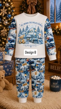 Image 10 of Christmas Polar express baby rompers 