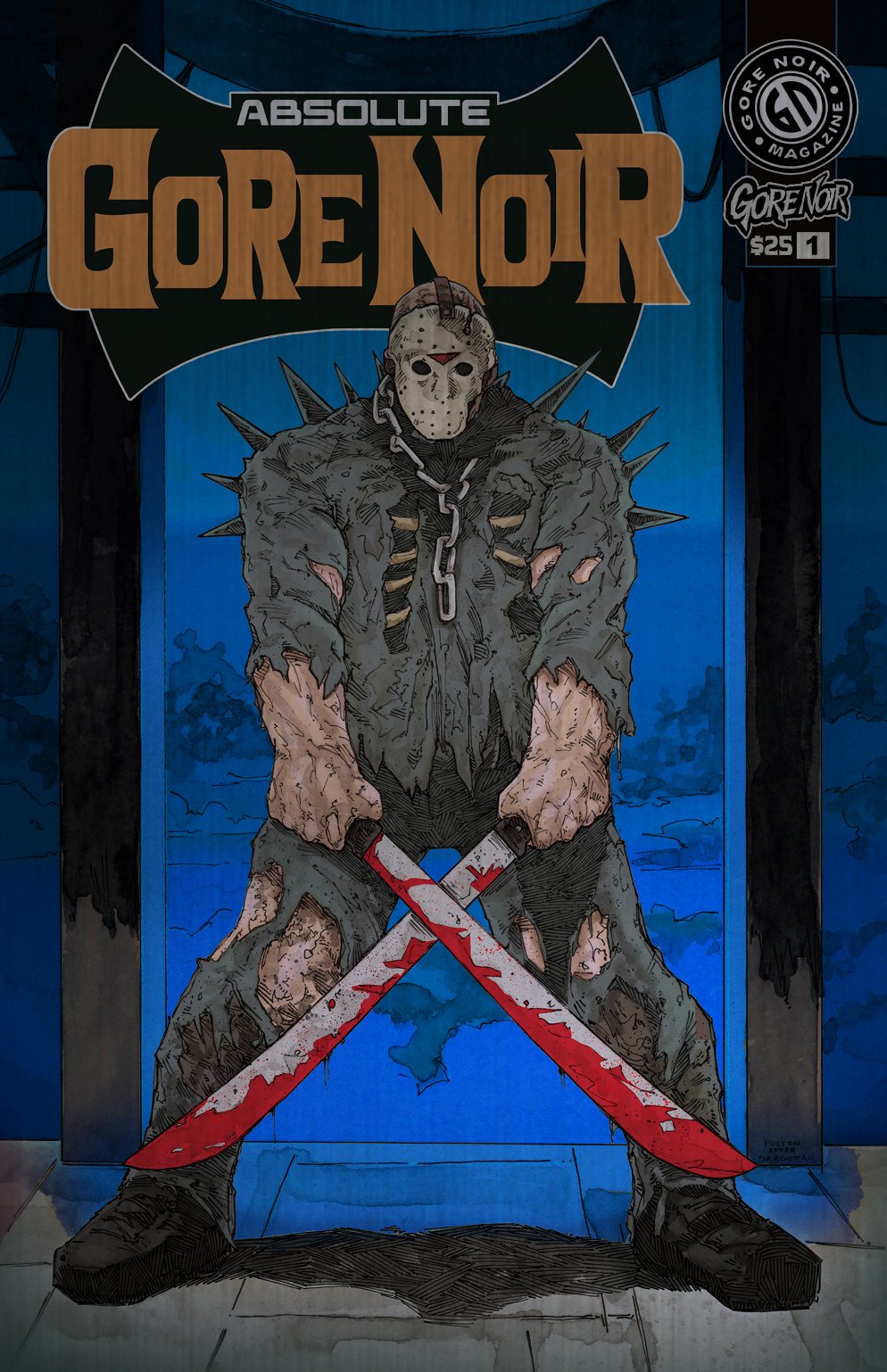 Image of Variant METAL F13 AbsBat Tribute Comic Sized