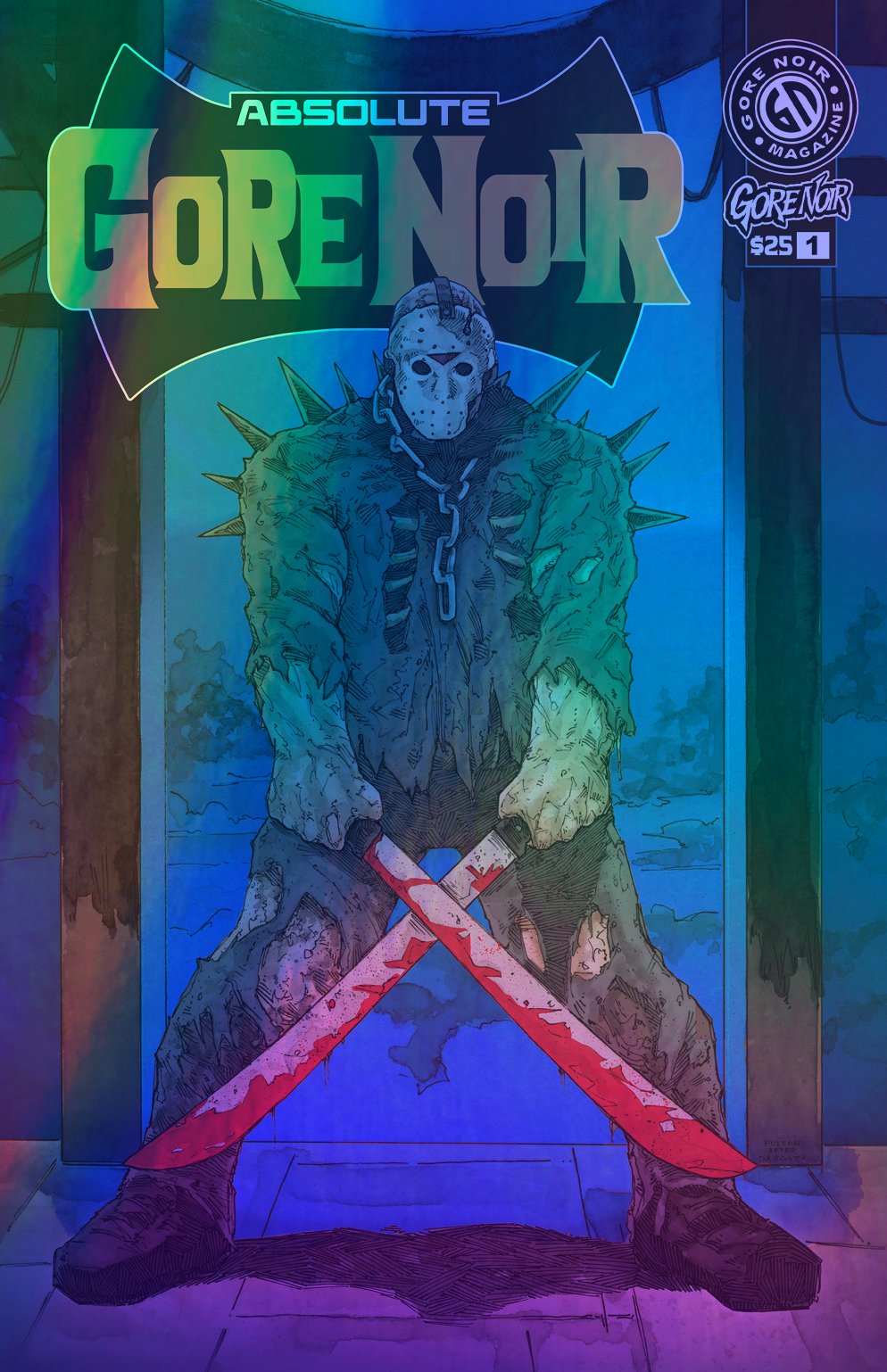 Image of Variant FOIL F13 AbsBat Tribute Comic Sized