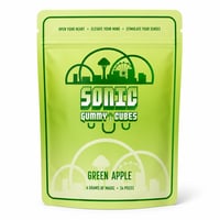 Image 1 of Sonic Gummy Cubes - Green Apple