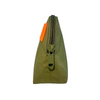 Image 2 of TRAVEL POUCH SMALL - KHAKI CANVAS