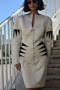 Image 2 of 1990s Thierry Mugler "Music Hall" skirt suit