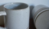 Image 4 of OLD LINEN mug, tall flecked