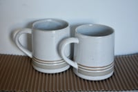 Image 3 of OLD LINEN mug, tall flecked