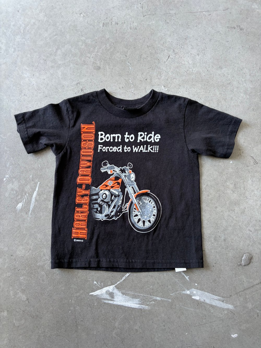 Image of Vintage HD Born to Ride T-Shirt Youth Small