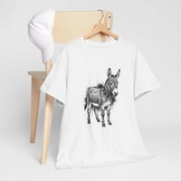 Image 1 of Punk Donkey T-Shirt | Vintage Farm Animal Illustration