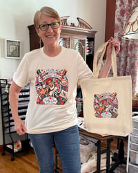 Image 2 of RABBIT HOLE T-SHIRT and/or TOTE BAG
