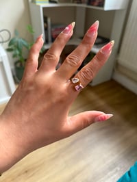 Image 2 of The Radiant & Oval Duo Ring