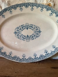 Image 3 of Plat en terre de fer Creil Et Montereau - Art de la table ancien 
