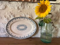 Image 1 of Plat en terre de fer Creil Et Montereau - Art de la table ancien 
