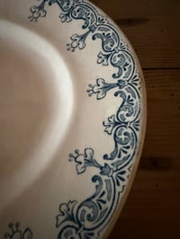 Image 2 of Plat en terre de fer Creil Et Montereau - Art de la table ancien 