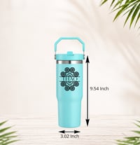 Image 3 of Personalized Name Water Bottle – Hmong Snail Design