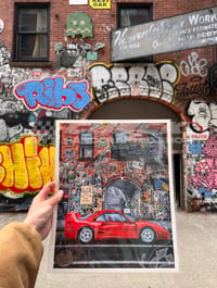 Image 1 of FREE US SHIPPING! 🔥 Part of New York in the dream ❤️‍🔥 Ferrari F40 - Giclée Art Print