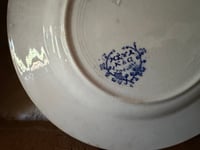 Image 5 of Assiettes plates KG Luneville en terre de fer - Art de la table 