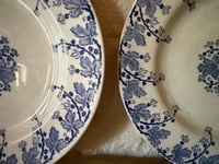 Image 7 of Assiettes plates KG Luneville en terre de fer - Art de la table 