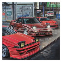 Image 2 of FREE US SHIPPING! 🔥 Car Meet Series - TOYOTA LEGEND 🚘 - Giclée Art Print