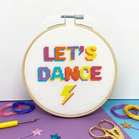 Image 3 of 'Let's Dance' Large Cross Stitch Craft Kit
