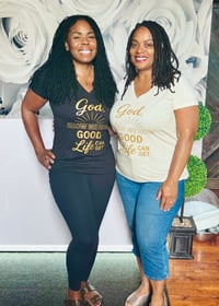 Image 1 of God, Show Me How Good Life Can Get | V-neck T-shirt
