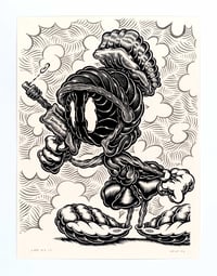 Marvin, 2026 (Black Plate, Hand Painted Multiple) 