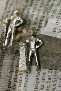 Image 3 of Tulsa Driller Earrings | 100% Sterling Silver