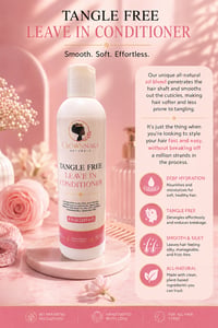 Image 2 of  Tangle-Free  Leave in Conditioner  detangler for dry, damaged hair
