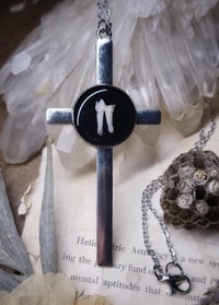 Image 4 of Large Tooth Cross Pendant