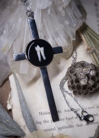 Image 2 of Large Tooth Cross Pendant