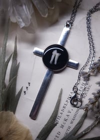 Image 3 of Large Tooth Cross Pendant