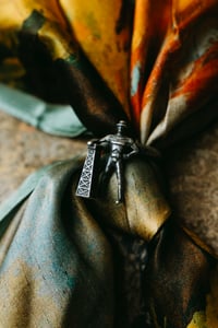 Image 1 of Tulsa Driller Scarf Ring | 100% Sterling Silver