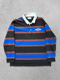 Image 1 of Drain Gang x Gant Long Sleeve Rugby Polo