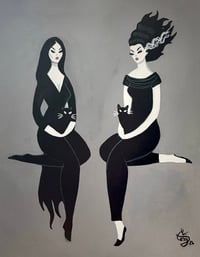 Spooky Sisters - 8x10