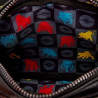 Image 4 of Pokemon X Loungefly Legendary Beasts Crossbody Sling Bag with Coin Bag