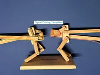 Image 1 of 🤖 Samurai Gen 1 Woodbots | Digital Cutting Templates (SVG)