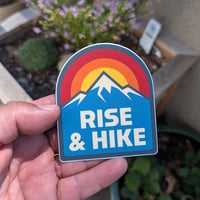 Rise & Hike Sticker