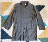 Image 1 of Vetra laboureur French-made cotton tweed over coat, size 40 (M)