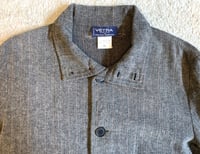Image 2 of Vetra laboureur French-made cotton tweed over coat, size 40 (M)