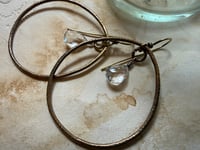 Image 1 of Water drop- brass and sterling/ n1