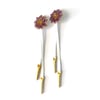 Flower Earrings (Purple Blossom)