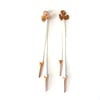 Flower Earrings (Copper Bloom)
